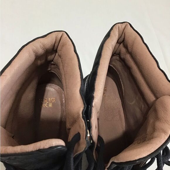 LOUISE ET CIE Black Leather Vampa Lace-Up Boot New Size 7 1/2 - Picture 8 of 14